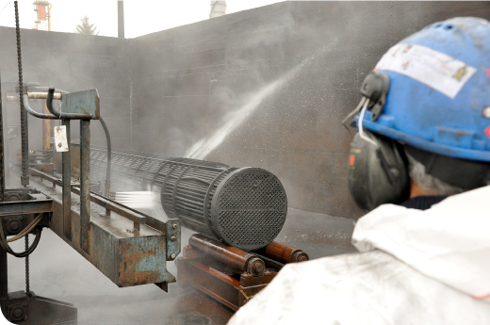 On-site cleaning of heat exchangers